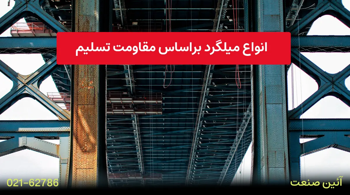 انواع میلگرد براساس مقاومت تسلیم